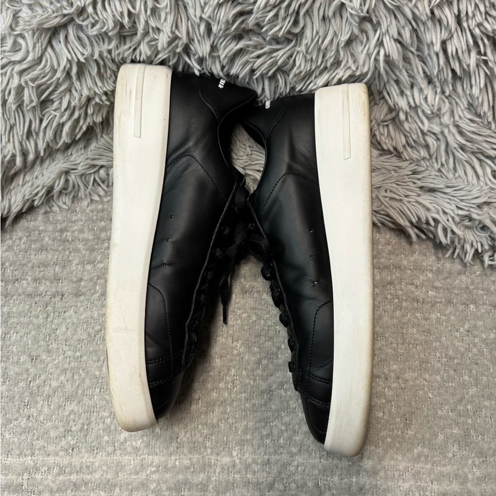 Golden Goose PURE-STAR Low Top Sneakers Black Leather in box with duster bag - Picture 6 of 16